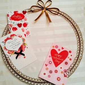 Vintage Cardholder metal Wreath